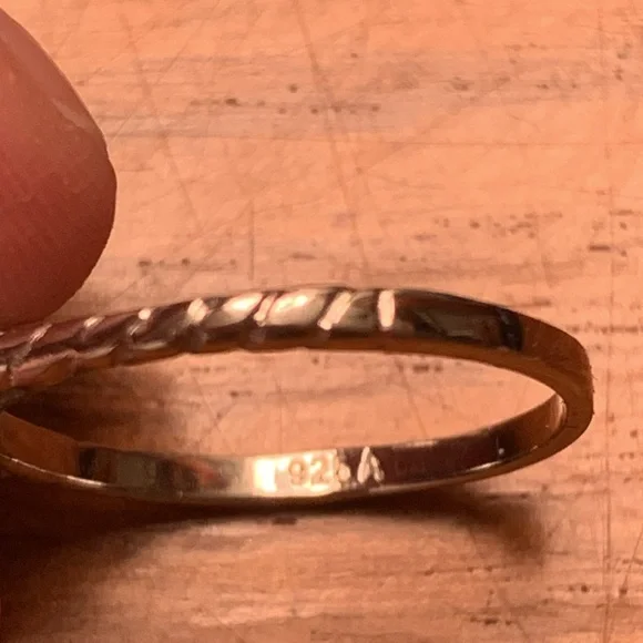 Oval Natural Iolite Oval Solitaire Ring Sterling silver 925 Sz 9 and Sz 11 - Picture 8 of 9